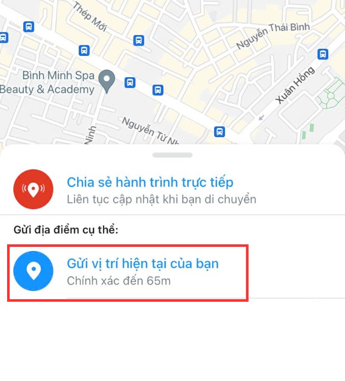 cách định vị số điện thoại qua Zalo
