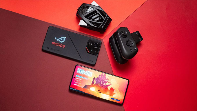 Điện thoại ASUS ROG 9 Pro đi kèm với phụ kiện chơi game hấp dẫn