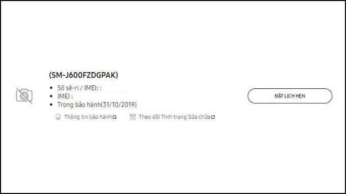 Đặt lịch hẹn bảo hành Samsung S24 trực tuyến