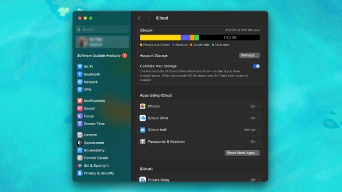 Lưu dữ liệu trên iCloud