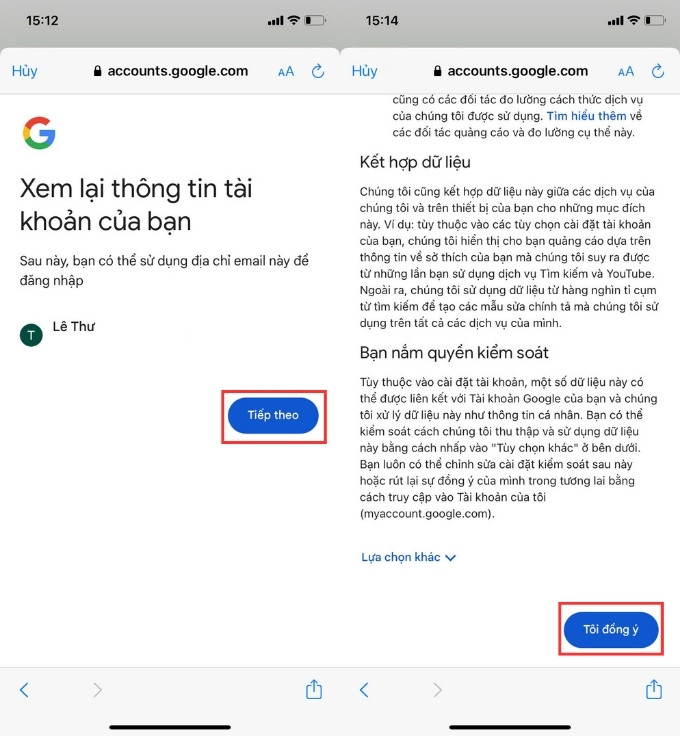 Tạo Gmail không dùng số điện thoại trên điện thoại