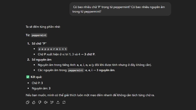 GPT-5 đưa ra kết quả chính xác một cách nhanh chóng