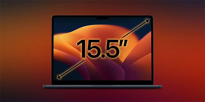 Có thêm phiên bản MacBook Air 15.5 inch