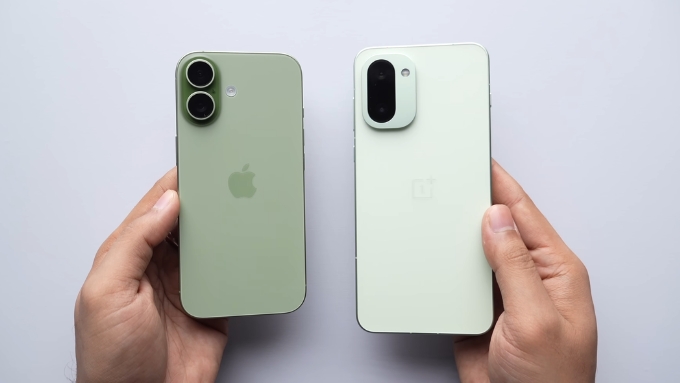 So sánh OnePlus 15R và iPhone 17 về thiết kế