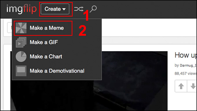Cách chế ảnh meme online với Imgflip