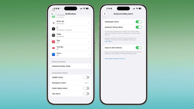 Enhanced Safety Alerts