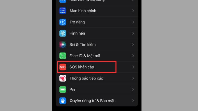 Cách cài đặt số điện thoại khẩn cấp trên iPhone