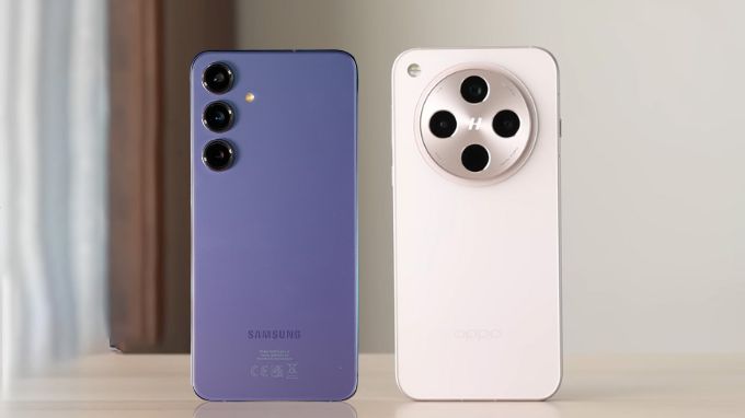 Thiết kế ngoại hình của OPPO Find X8 và Samsung S24 Plus