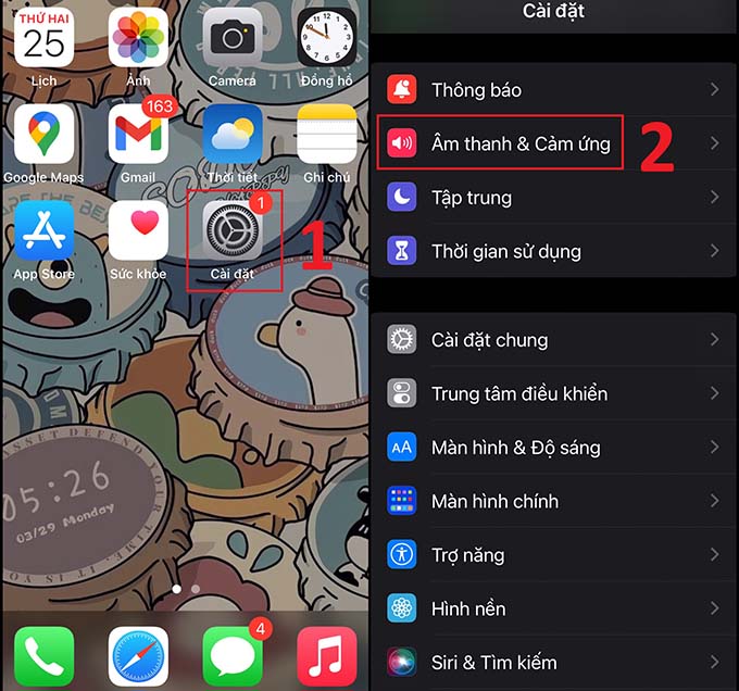 Tắt âm bàn phím quay số trên iPhone bằng cách tùy chỉnh âm bàn phím trong Cài đặt