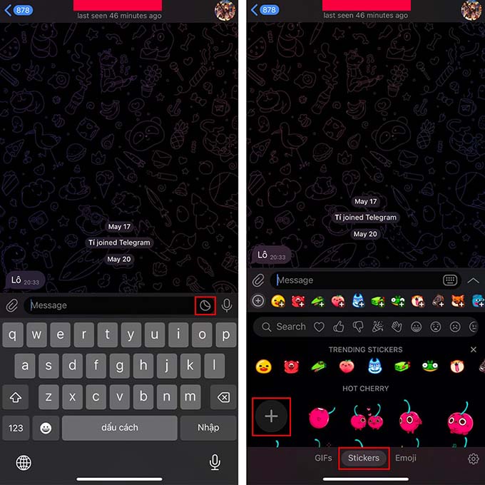 Hướng dẫn cách tạo sticker từ ảnh trên Telegram