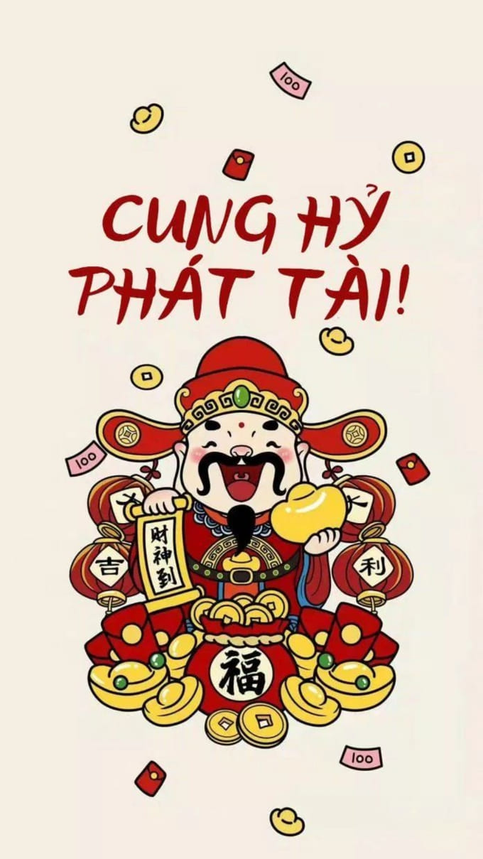 Hình nền Tết may mắn, tài lộc