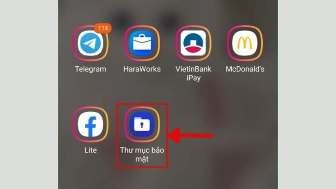 Cách khóa ứng dụng trên Samsung bằng thư mục bảo mật