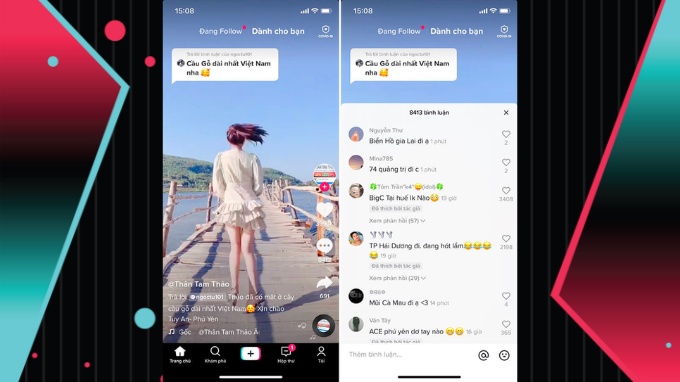 Bình luận vào các video có nhiều view