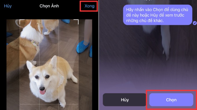 Cách đổi hình nền Messenger thành ảnh trên điện thoại