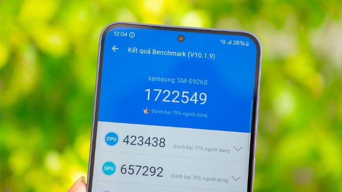 Điểm hiệu năng thực tế của chip Samsung S24 bản Exynos