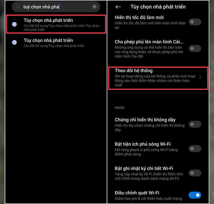 Tăng bộ nhớ đệm cho điện thoại Xiaomi