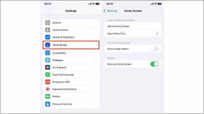 Cài đặt iOS ứng dụng trên màn hình