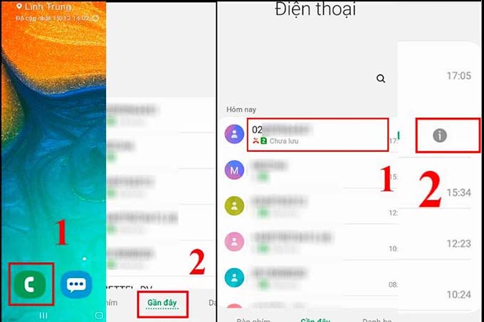 Đối với điện thoại Android