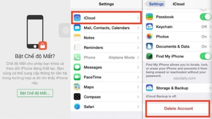 Tìm iPhone khi bị mất qua Find My iPhone bước 5