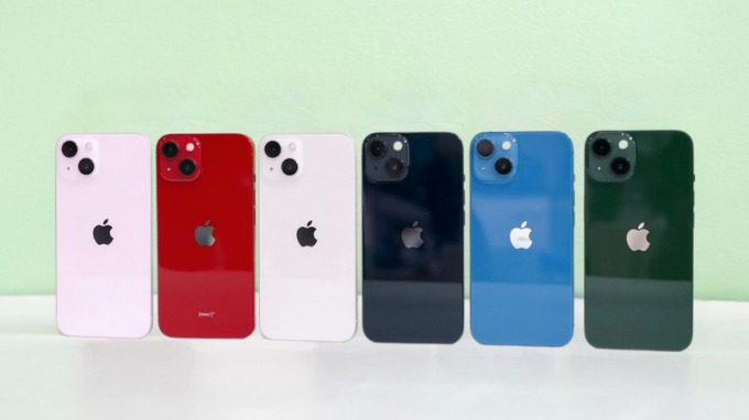 iPhone 13 mini sở hữu 6 tùy chọn màu cực trendy