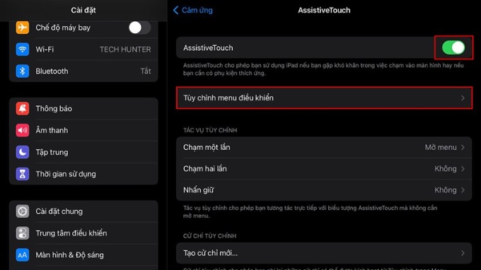 Mở lại iPad bằng thao tác buộc khởi động lại
