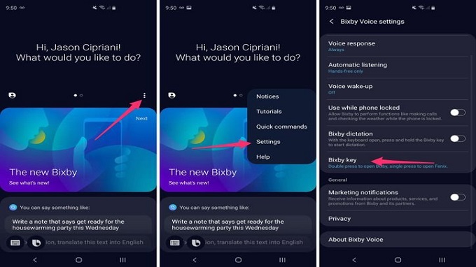 Galaxy S10 có thể cho phép người dùng tùy chỉnh hoặc vô hiệu hóa nút Bixby