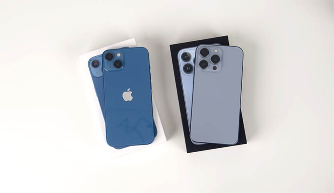 So sánh thiết kế iPhone 13 và iPhone 13 Pro