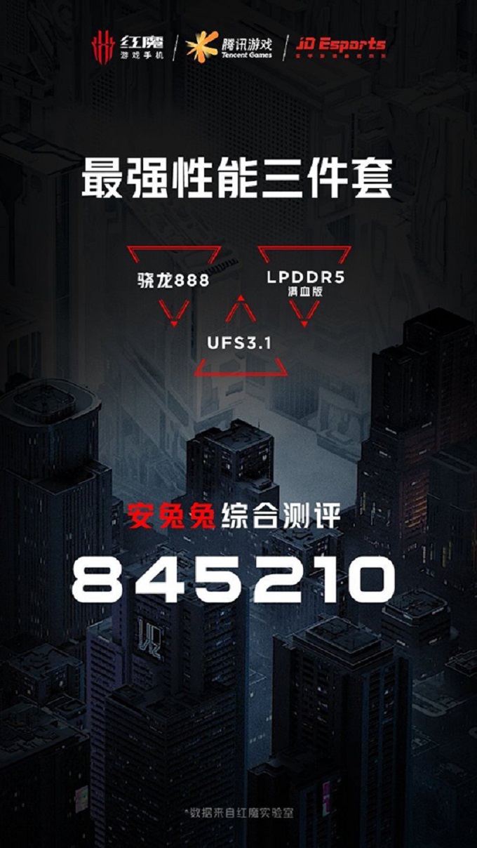 Red Magic 6R đạt hiệu năng 'khủng' trên AnTuTu với chip Snapdragon 888