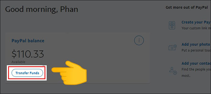 Cách lấy lại tiền, rút tiền hoàn lại từ Paypal về ngân hàng