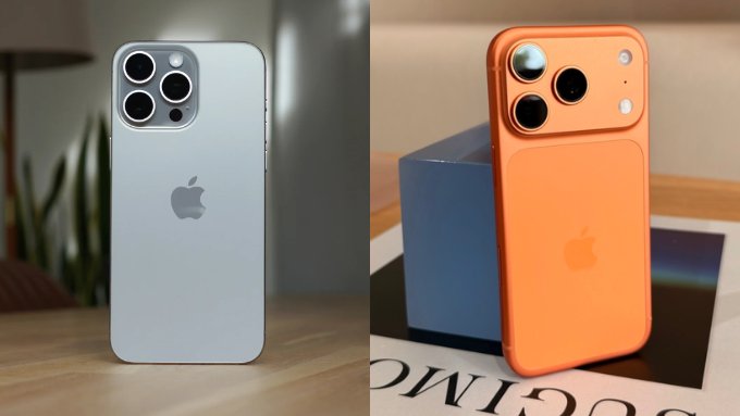 So sánh iPhone 15 Pro Max và iPhone 17 Pro Max về thiết kế