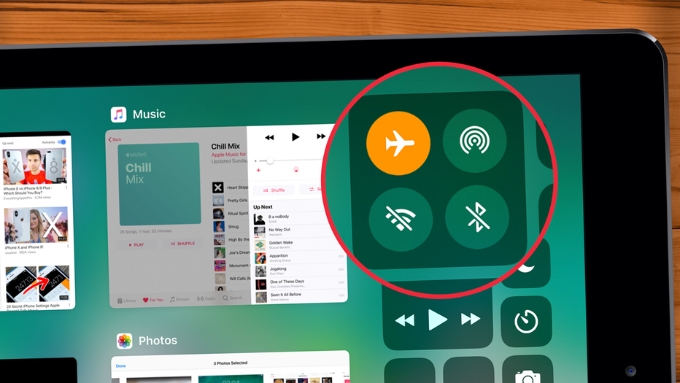 Bật/ tắt chế độ máy bay kiểm tra tín hiệu sóng nhà mạng