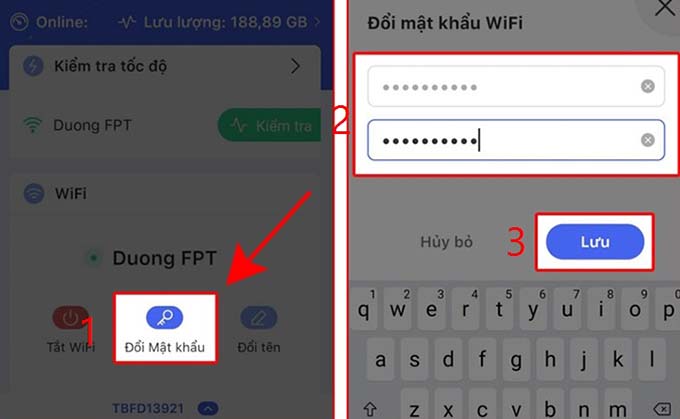 Cách đổi mật khẩu wifi FPT bằng ứng dụng Hi FPT