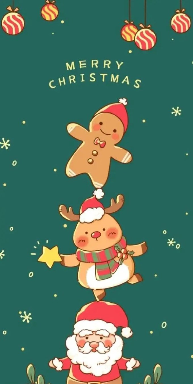 Hình nền Noel đáng yêu cho bạn nữ
