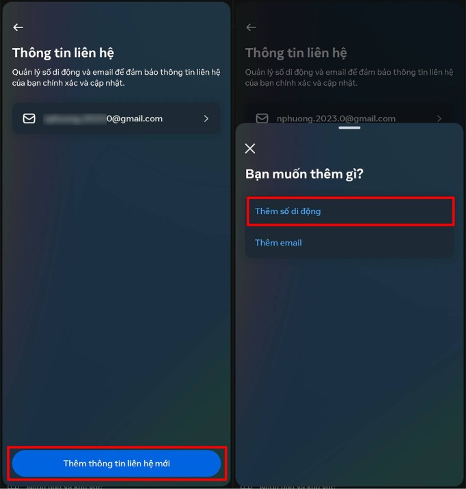 Xác thực tài khoản Facebook bằng số điện thoại