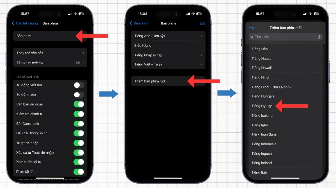 Bước 2 gõ ký hiệu Pi trên iPhone