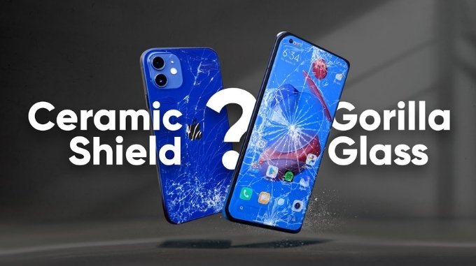 So sánh Ceramic Shield và Gorilla Glass