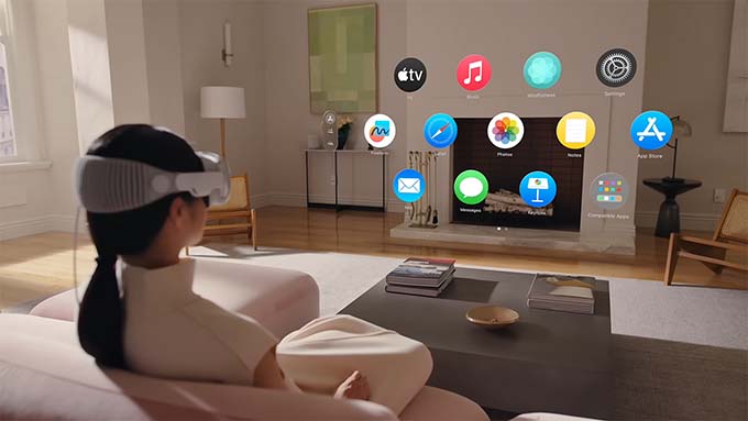 Cách thực hiện một bản ghi màn hình trên Apple Vision Pro