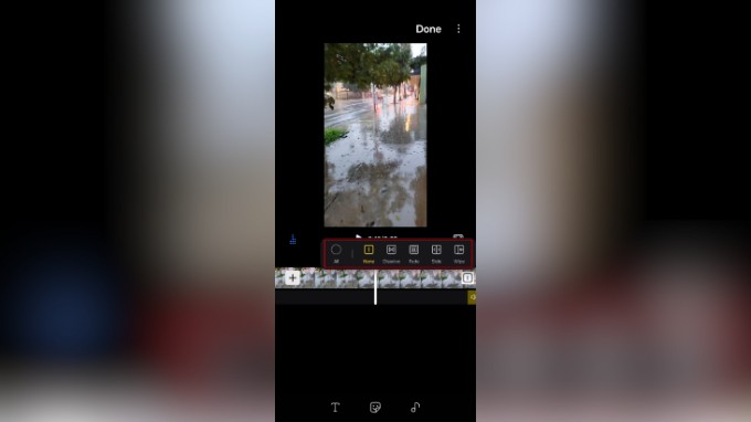 Cách thêm hiệu ứng chuyển tiếp vào video trên Samsung Studio