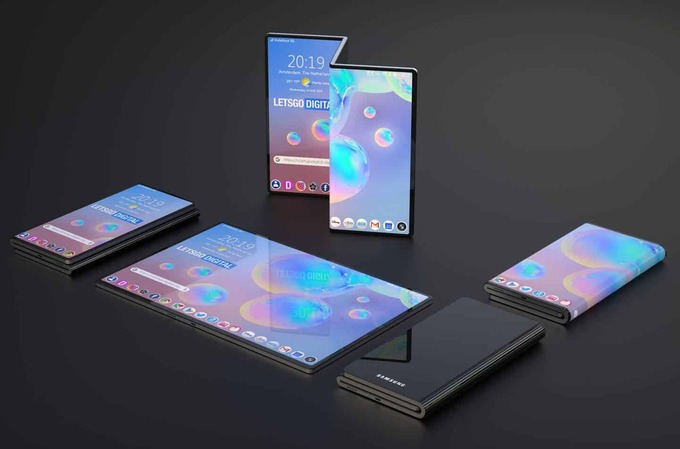 Điện thoại gập ba Samsung: Chỉ ra mắt tại Trung Quốc và Hàn Quốc?