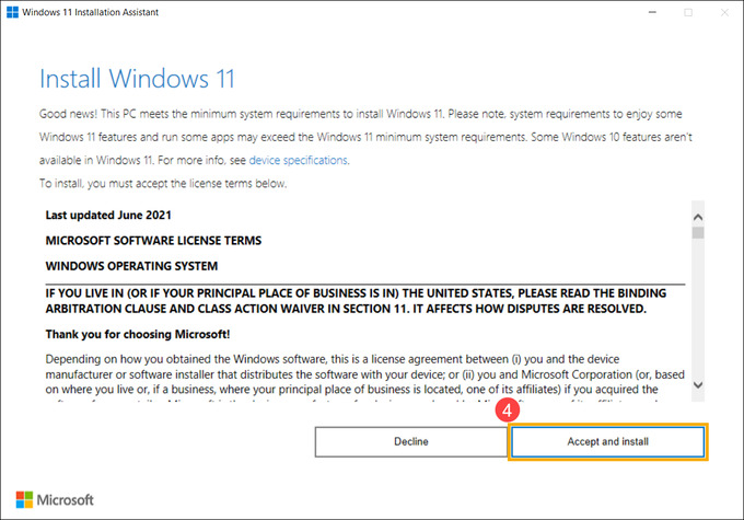 Cách update Win 10 lên Win 11 bằng Installation Assistant