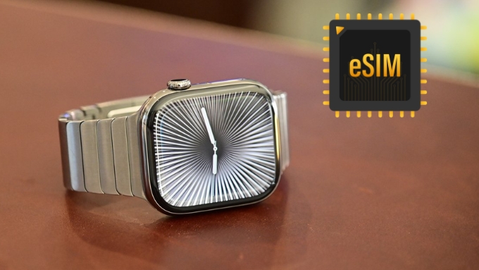Phiên bản LTE trên Apple Watch Series 10 hỗ trợ eSIM cùng mạng 4G LTE và UMTS, cho phép đồng hồ hoạt động độc lập mà không cần iPhone ở gần