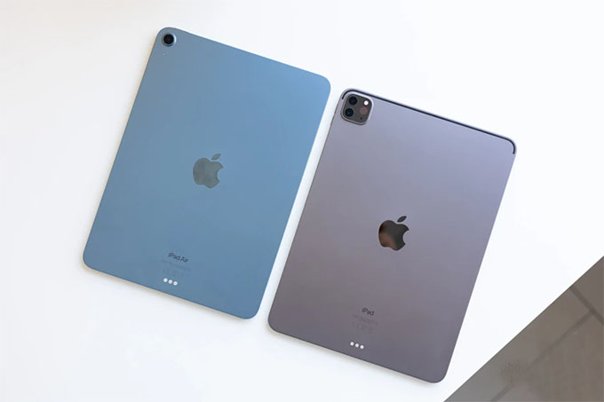 Thiết kế iPad Air 5 và iPad Pro 2022 đều mang đến sự cao cấp, tinh tế