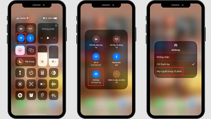 Cách bật và sử dụng AirDrop trên iPhone