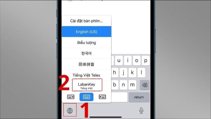 Cách cài đặt bàn phím iPhone có số bước 4