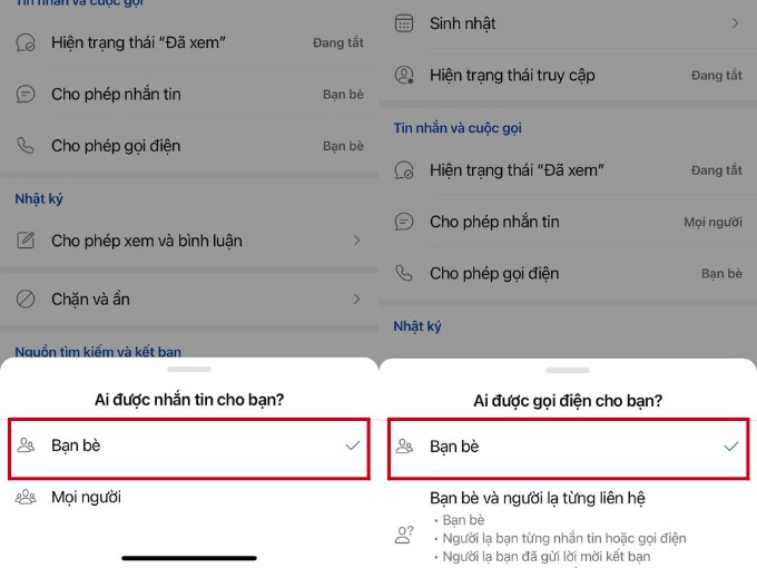 Thủ thuật chặn người lạ trên Zalo