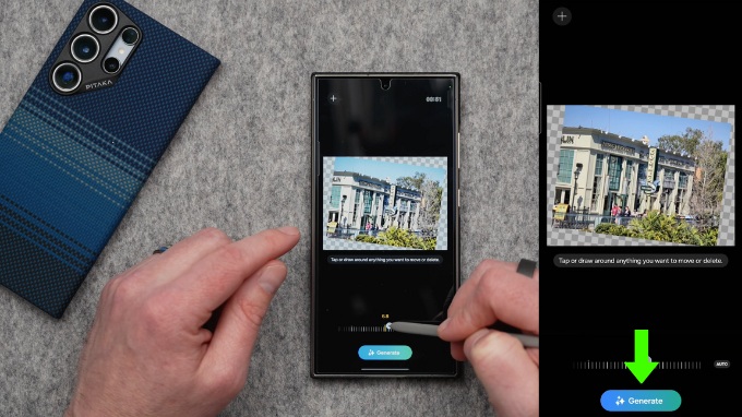 Dùng AI chỉnh ảnh trên S24 Ultra