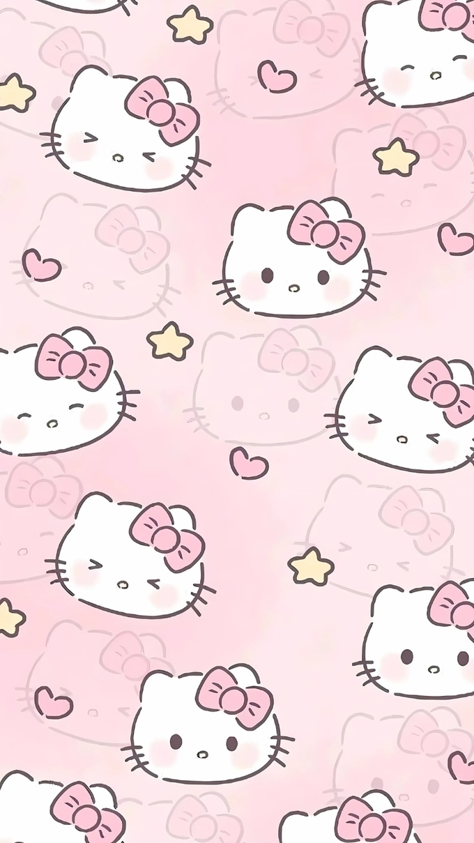 Hello Kitty màu hồng đẹp 2