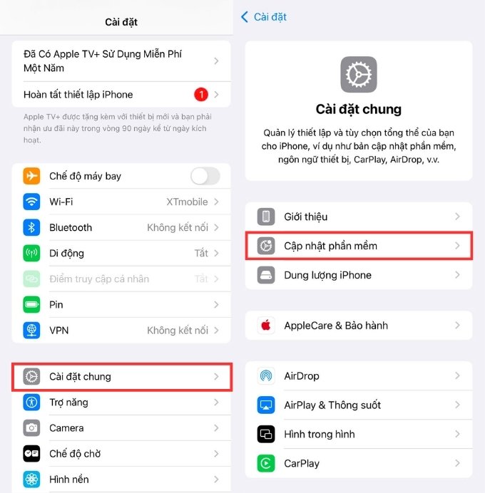 Cách cập nhật phần mềm iPhone thủ công