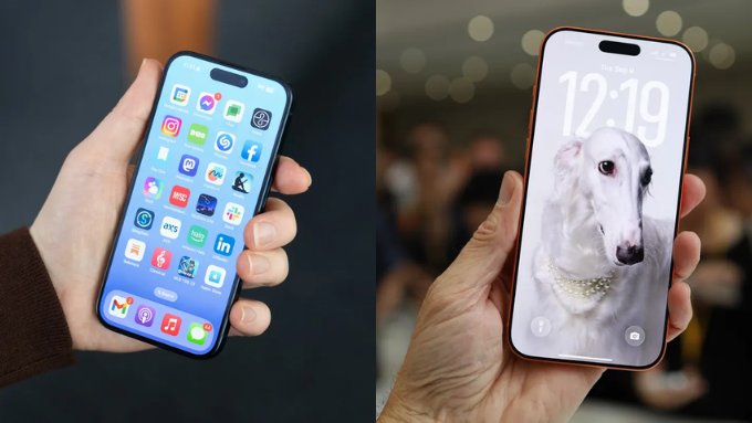 So sánh iPhone 15 Pro Max và iPhone 17 Pro Max về màn hình