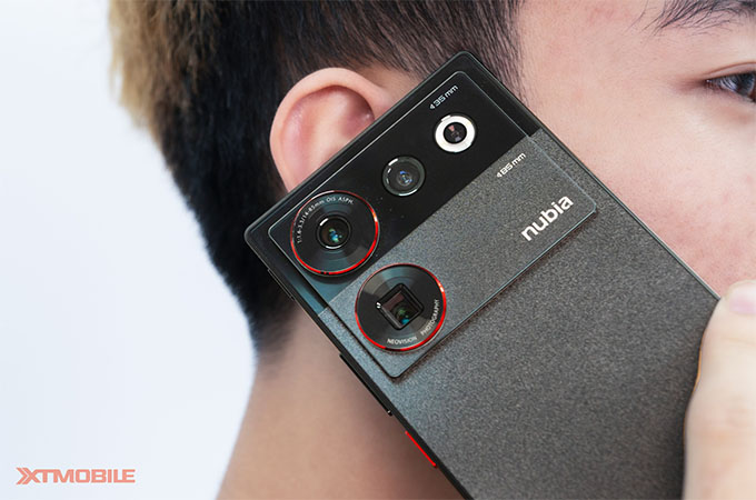 Nubia Z50 Ultra có thiết kế nam tính, mạnh mẽ